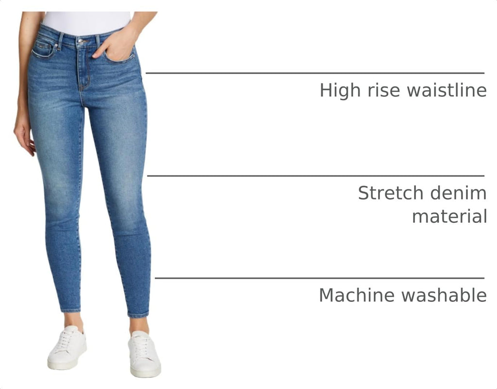 Nine West Womens Ciga High Rise Skinny Jean Standard