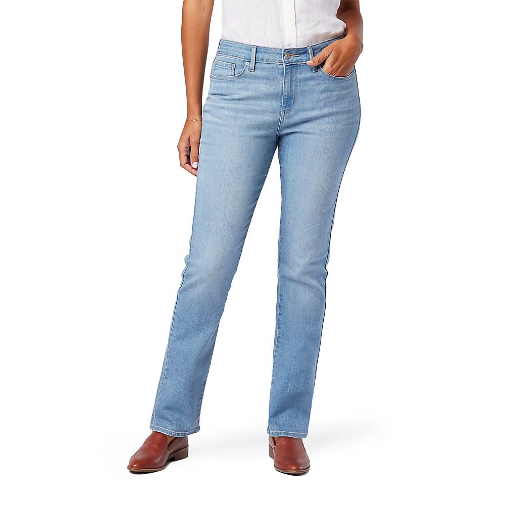 Levi Strauss Signature Gold Women's '03 Essential Mid Rise Straight Jeans
