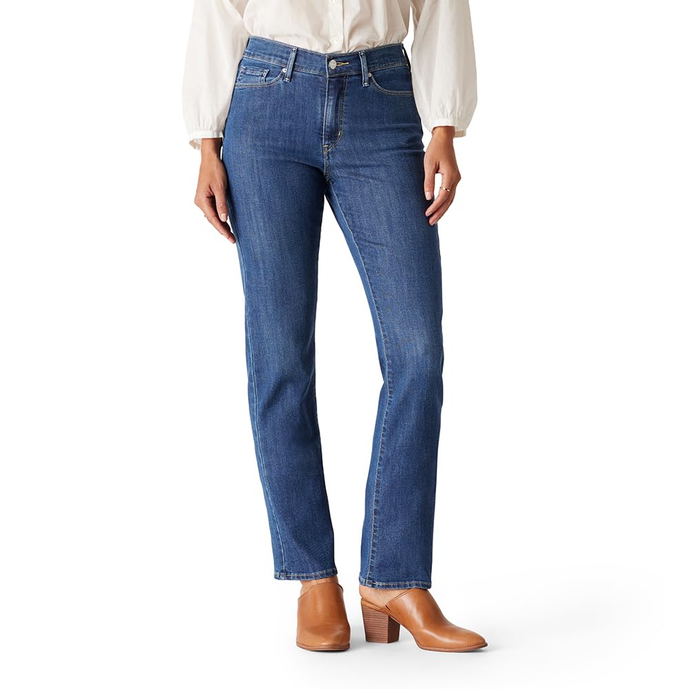 Levi Strauss Signature Gold Women's '03 Essential Mid Rise Straight Jeans