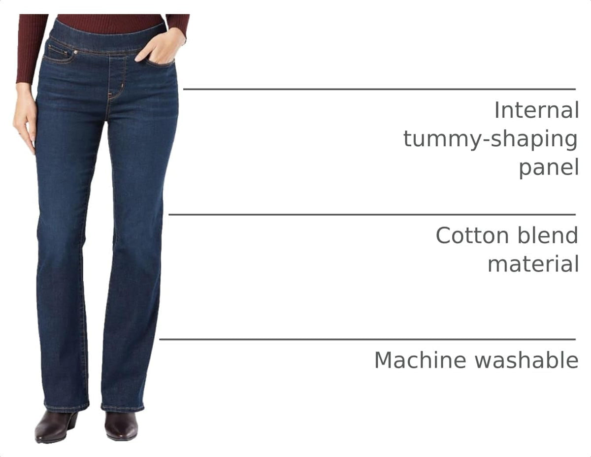 Levi Strauss Signature Gold Women's Totally Shaping Pull On Bootcut Jeans