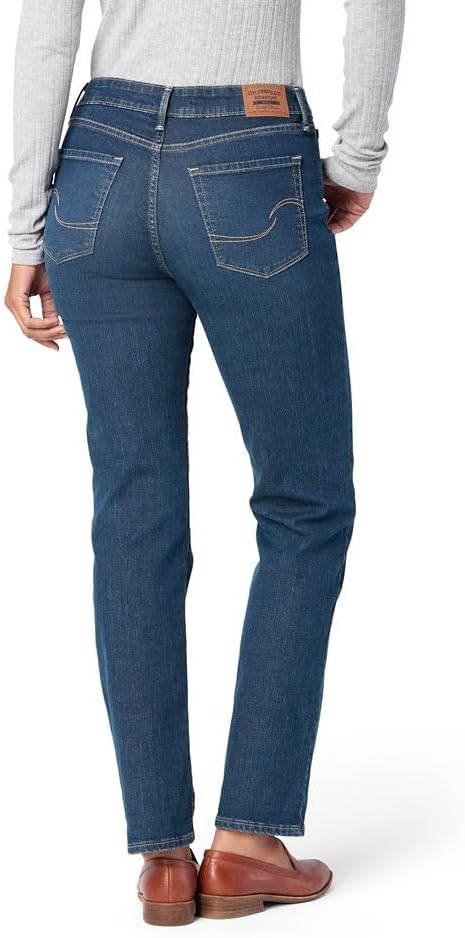 Levi Strauss Signature Gold Women's Totally Shaping Mid Rise Straight Jeans
