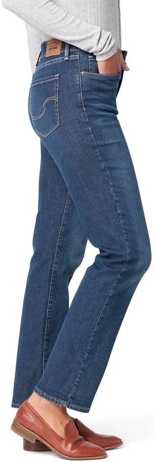 Levi Strauss Signature Gold Women's Totally Shaping Mid Rise Straight Jeans