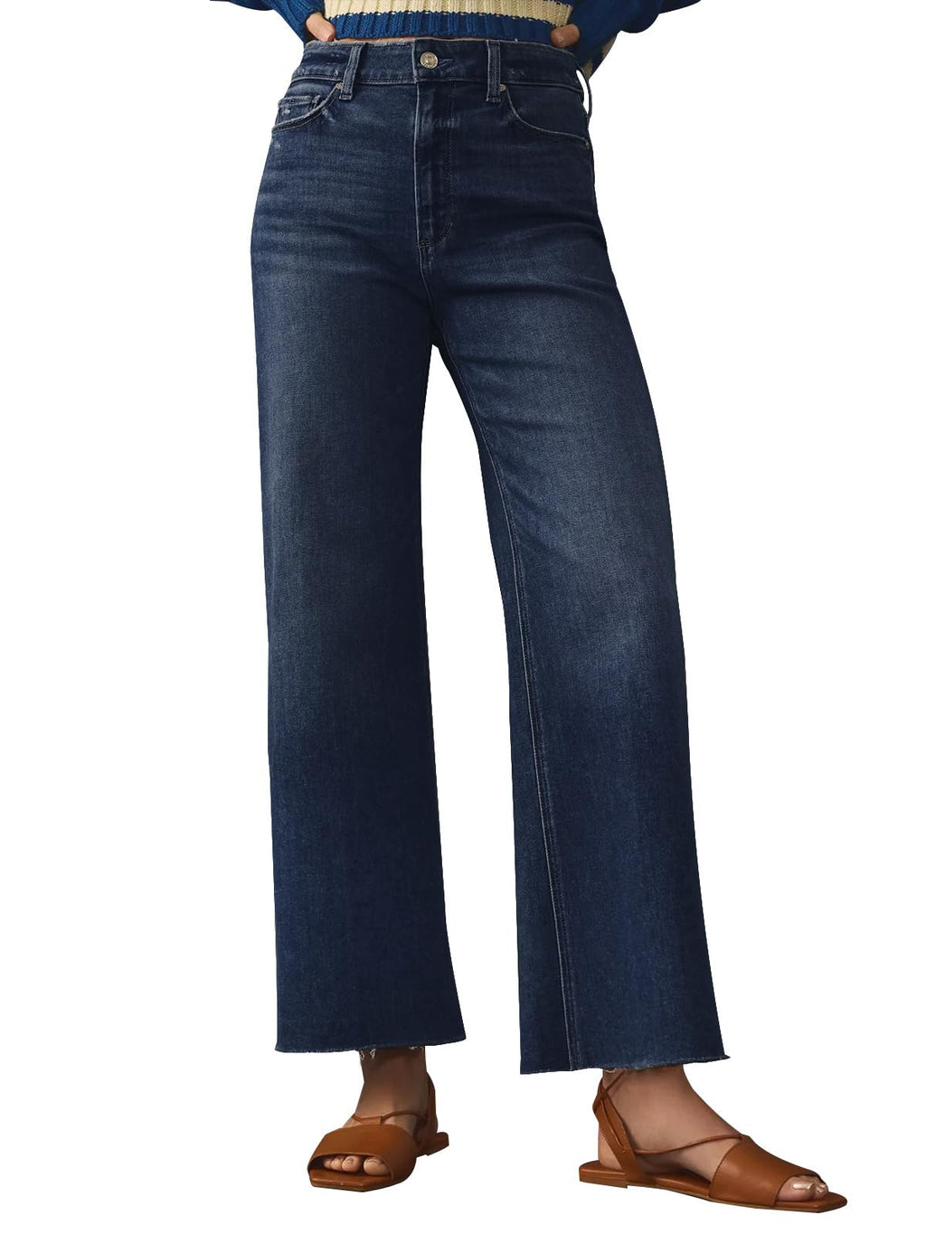 KUNMI Jeans for Women Wide Leg Baggy High Waist Boyfriends Straight Leg Stretchy Denim Pants Trendy Fall 2026