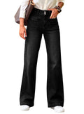 Sidefeel Women's Wide Leg Jeans High Waisted Denim Pants