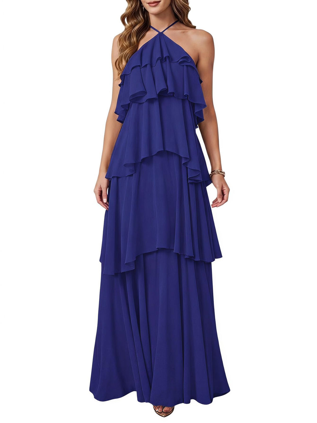 SOLY HUX Women's Wedding Guest Maxi Dress