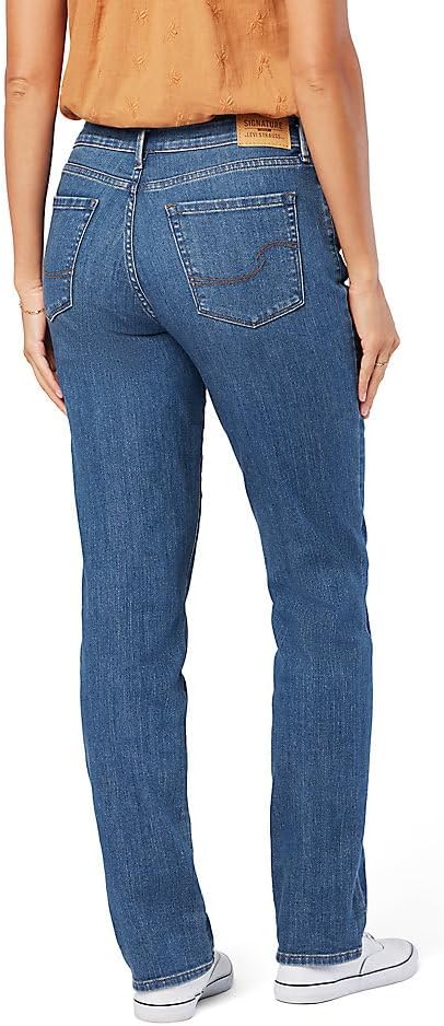 Levi Strauss Signature Gold Women's '03 Essential Mid Rise Straight Jeans