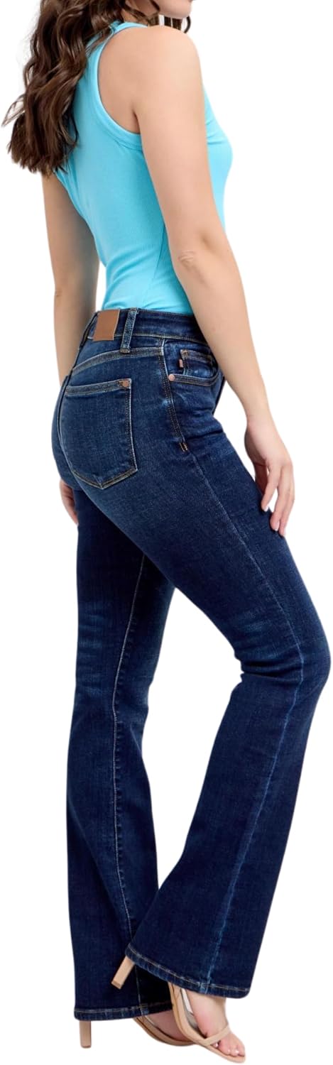 Judy Blue Mid Rise Dark Wash Classic Bootcut, Inseam 32"