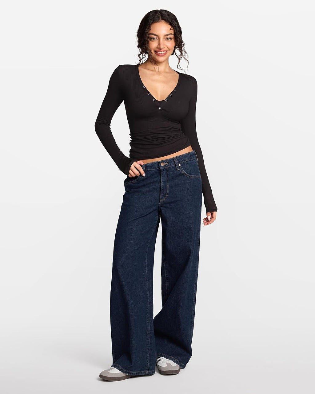 Natrelax Modal Ribbed Henley Shirts