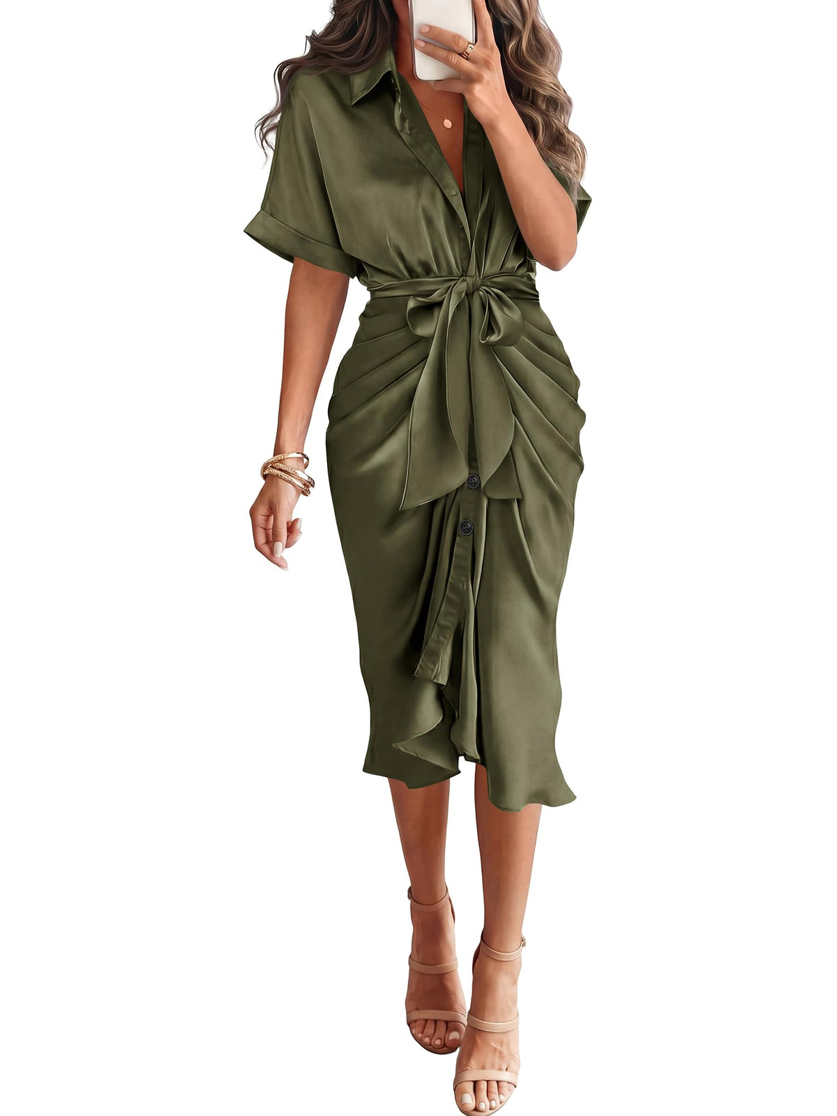 BTFBM Maxi Dresses for Women Business Casual Outfits