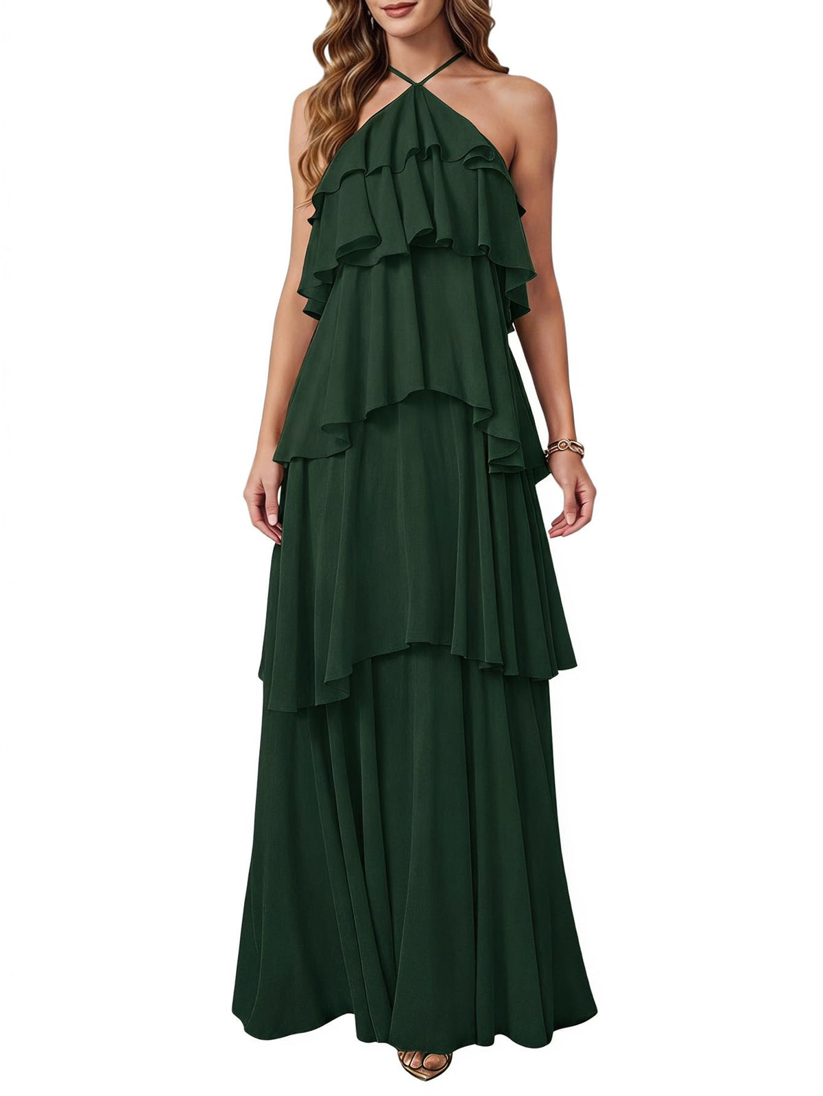 SOLY HUX Women's Wedding Guest Maxi Dress