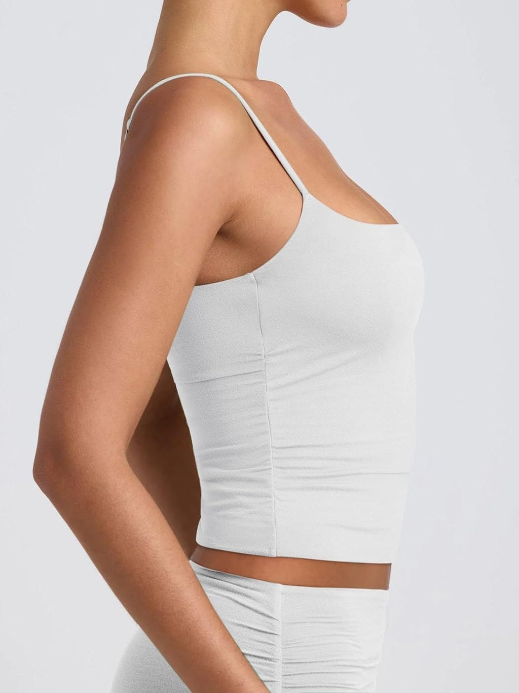 PINKMSTYLE Women's Basic Double Lined Scoop Neck Tank Tops Summer Cami Top