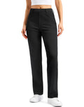 Rammus Womens Stretchy Pull on Straight Leg Jeans