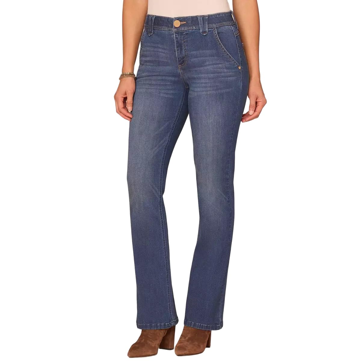 Democracy Women's Ab Solution Itty Bitty Boot Jean