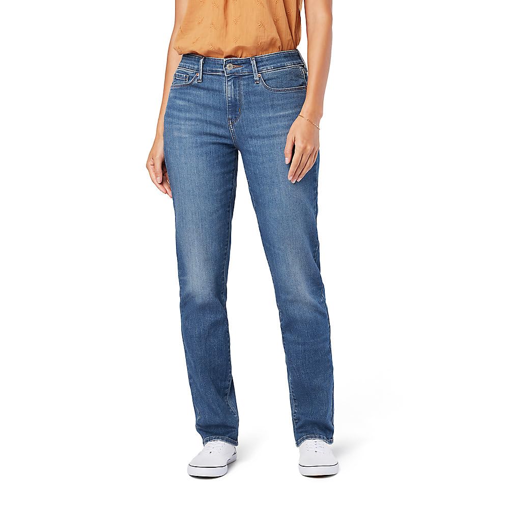 Levi Strauss Signature Gold Women's '03 Essential Mid Rise Straight Jeans