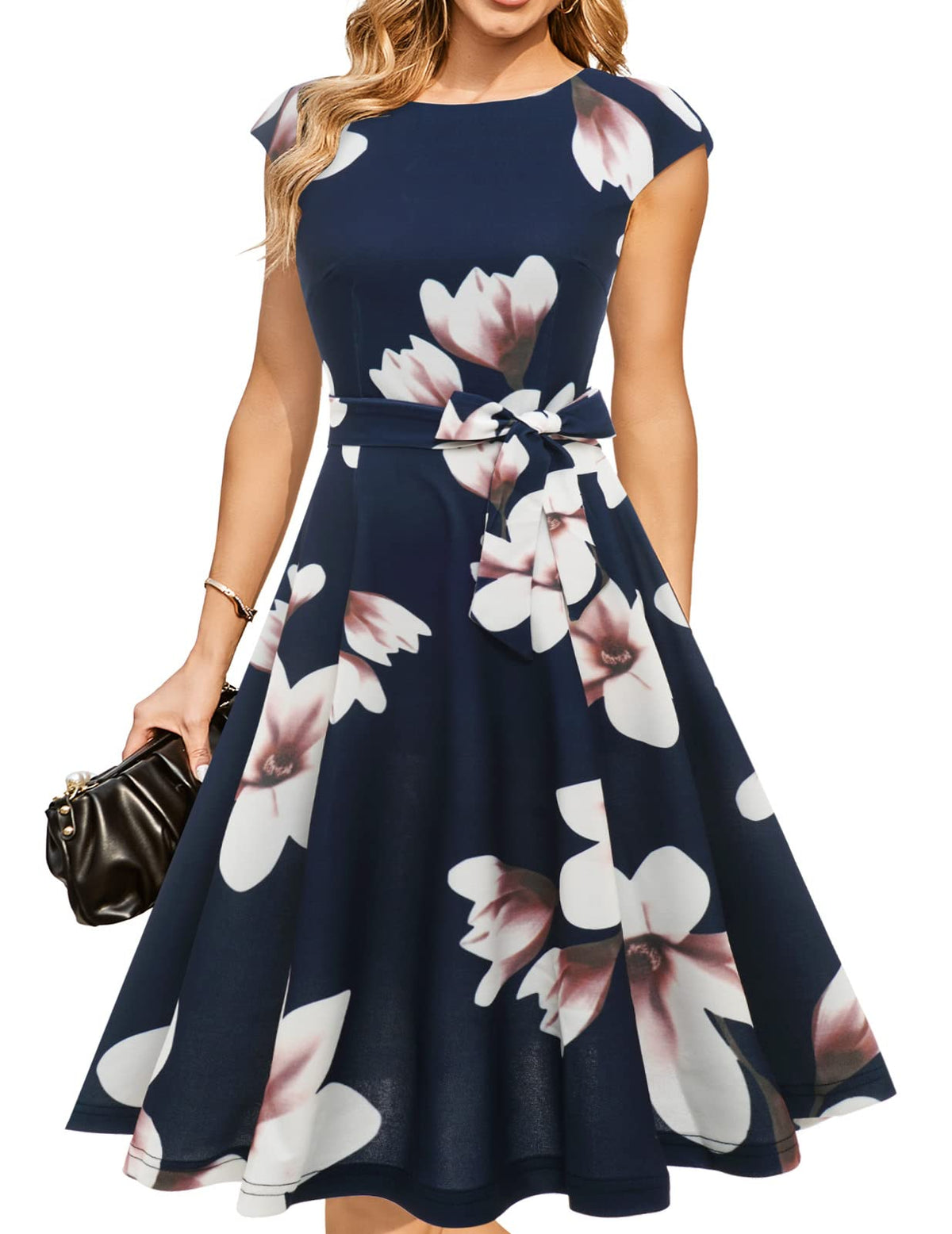 DRESSTELLS Women's Cocktail Dresses, Formal Wedding Guest Church Dress