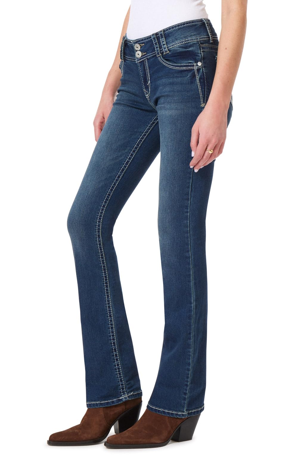 WallFlower Luscious Curvy Bootcut Jeans for Women, Sizes 0-24