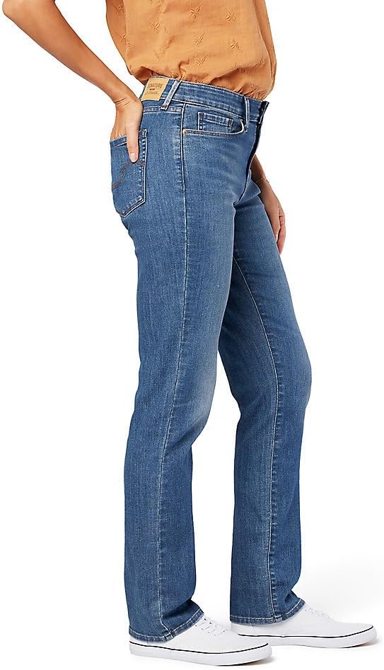 Levi Strauss Signature Gold Women's '03 Essential Mid Rise Straight Jeans