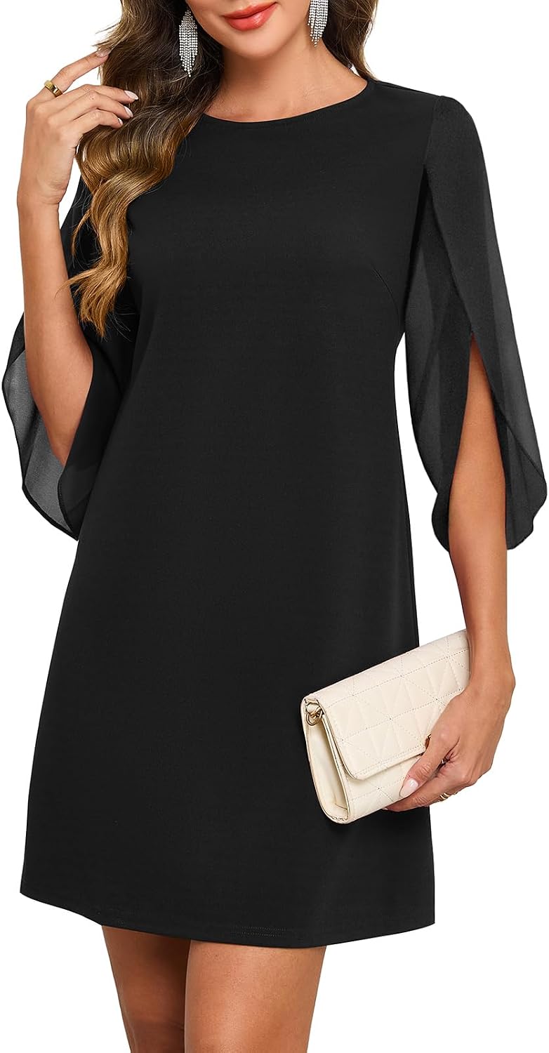 oten Women's 2026 Flutter Sleeve Cocktail Wedding Guest Short Dresses
