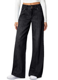 Sidefeel Women's High Waisted Wide Leg Stretchy Jeans