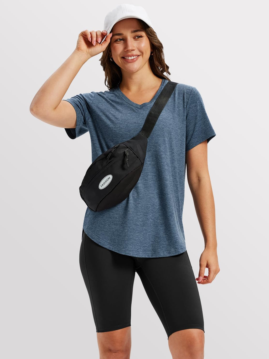 4 Pack V Neck T Shirts for Women Short Sleeve Plus Size Summer Tops