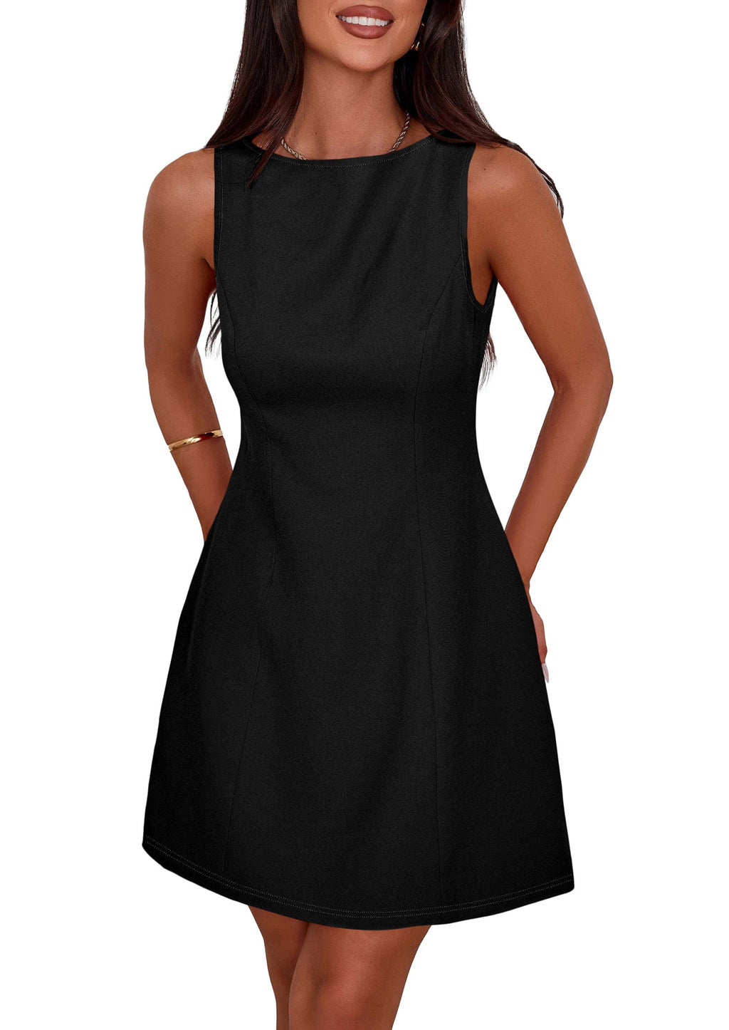 PRETTYGARDEN Women's Formal Short Dresses A Line Mini Dress