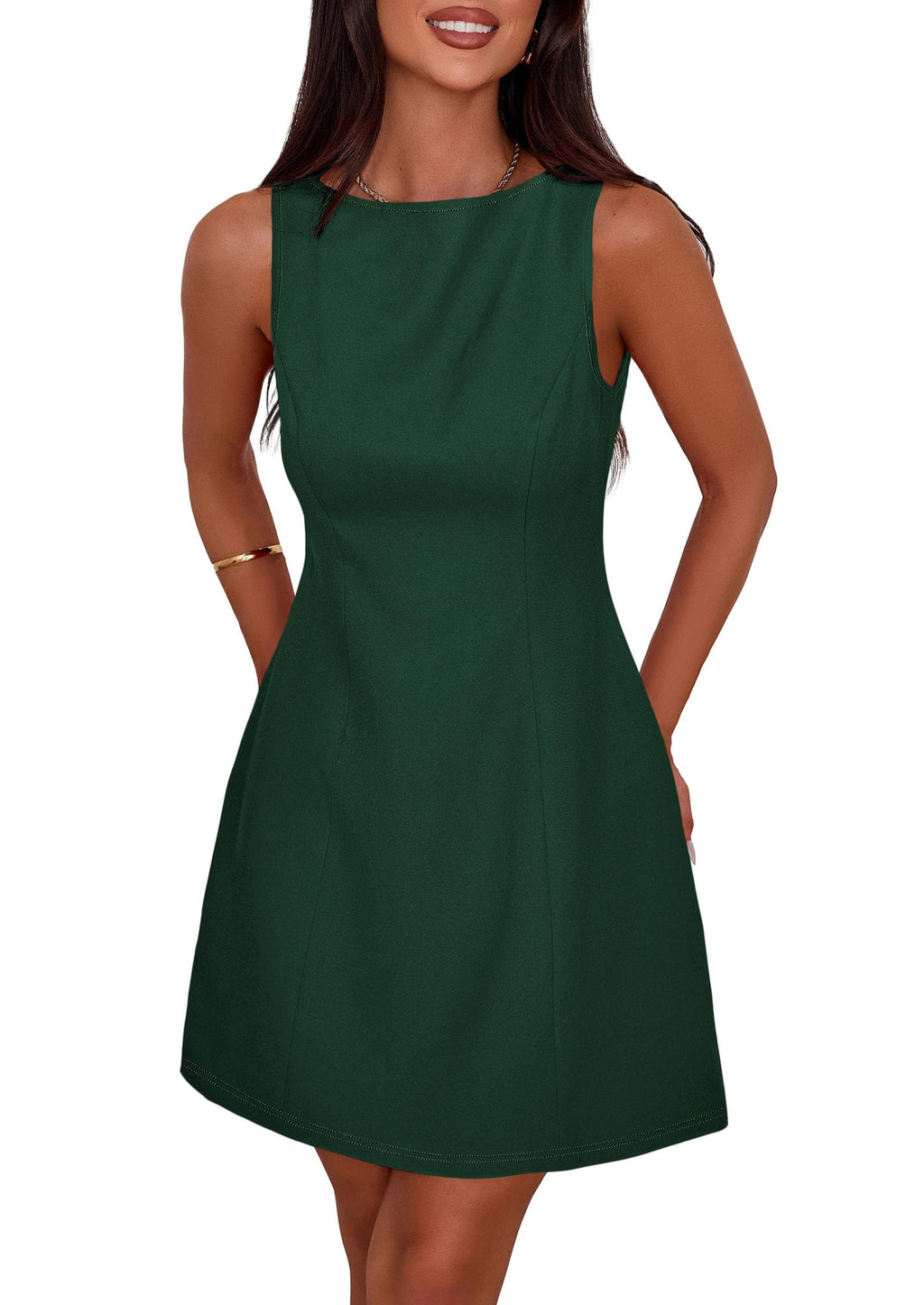 PRETTYGARDEN Women's Formal Short Dresses A Line Mini Dress