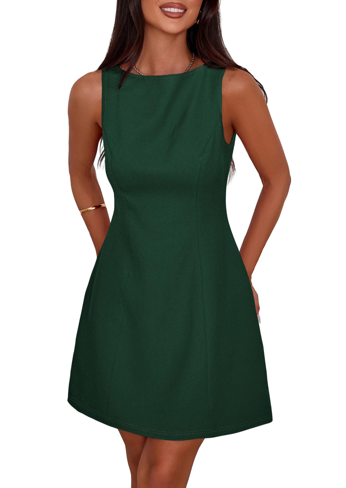 PRETTYGARDEN Women's Formal Short Dresses A Line Mini Dress