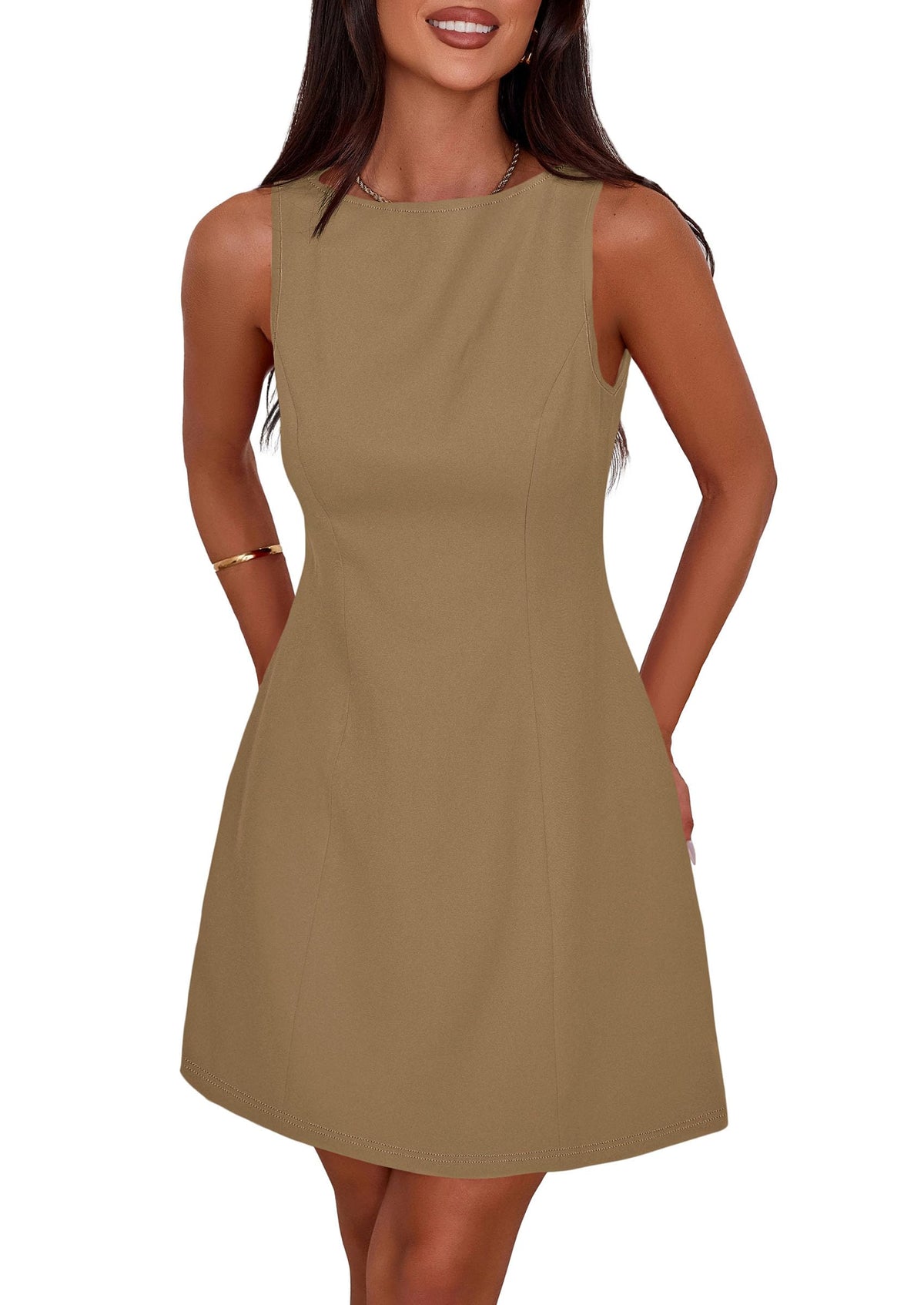 PRETTYGARDEN Women's Formal Short Dresses A Line Mini Dress