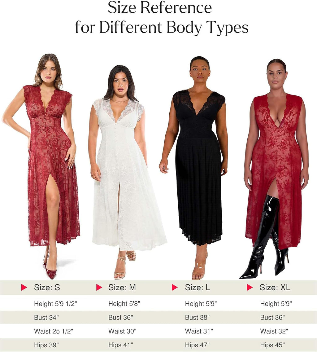 Popilush Lace Formal Cocktail Wedding Guest Dresses for Women
