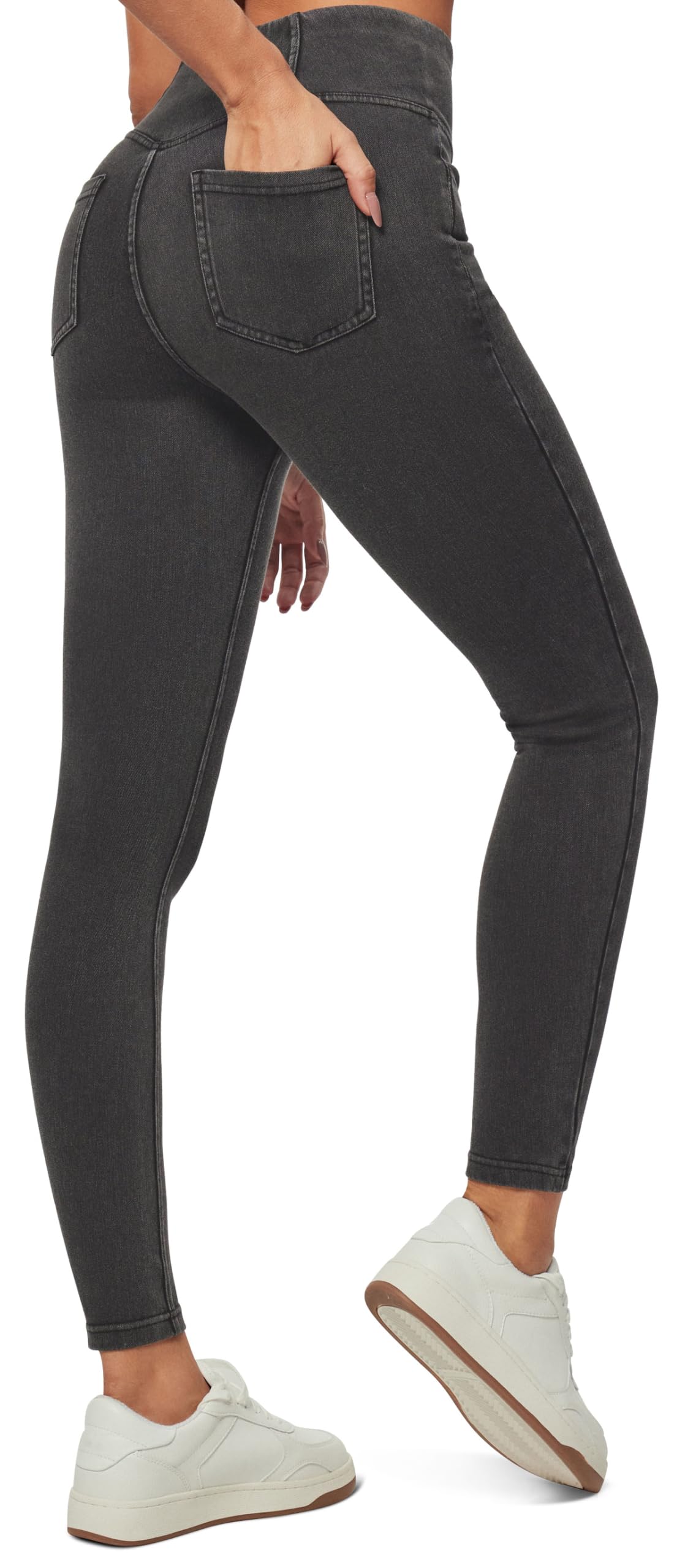 Heathyoga Stretchy Jeans for Women Pull On High Waist Jeggings Jean Legging