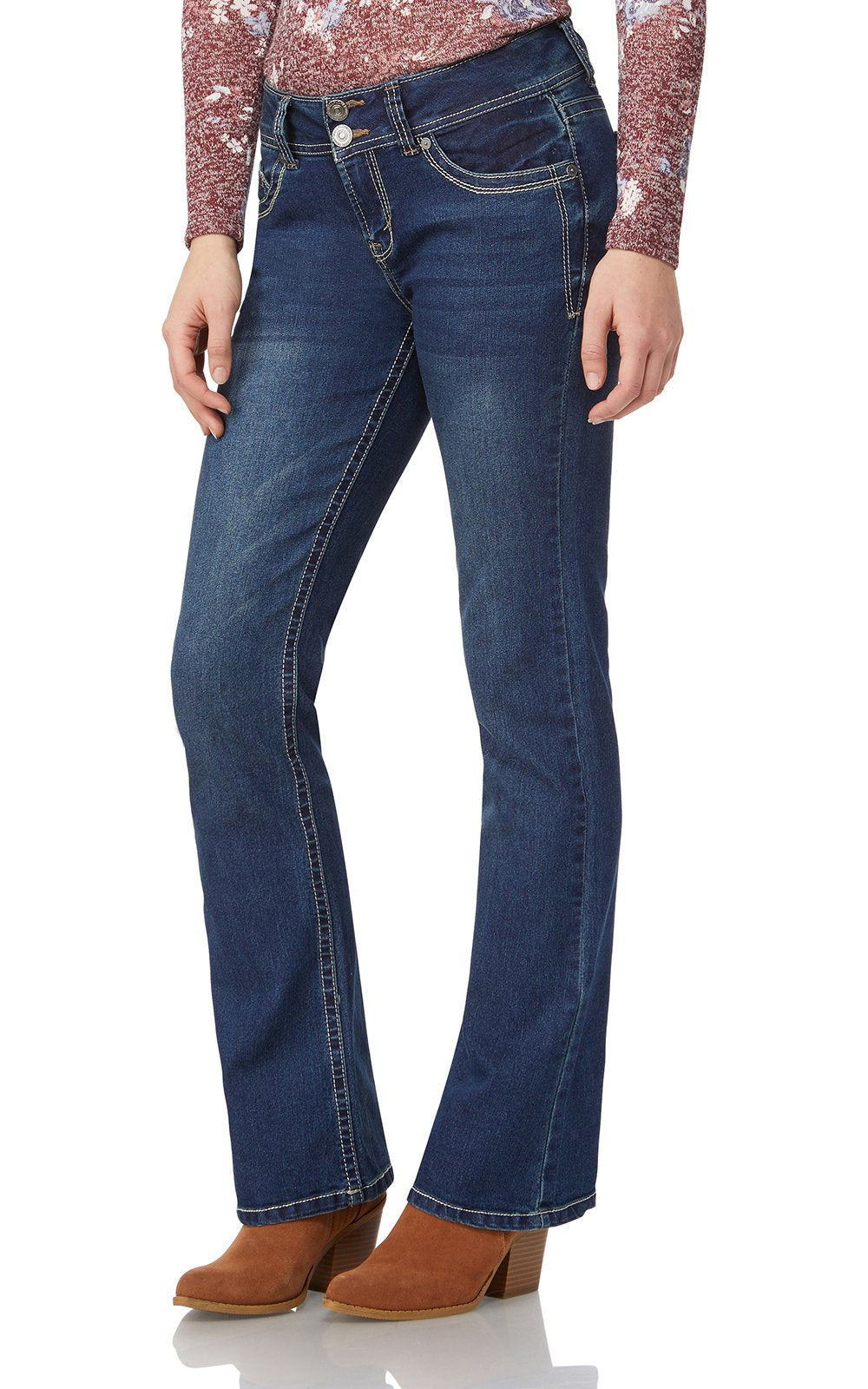 WallFlower Luscious Curvy Bootcut Jeans for Women, Sizes 0-24