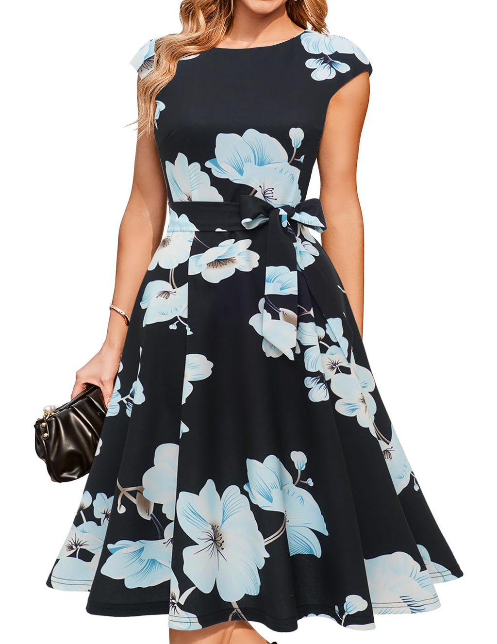 DRESSTELLS Women's Cocktail Dresses, Formal Wedding Guest Church Dress