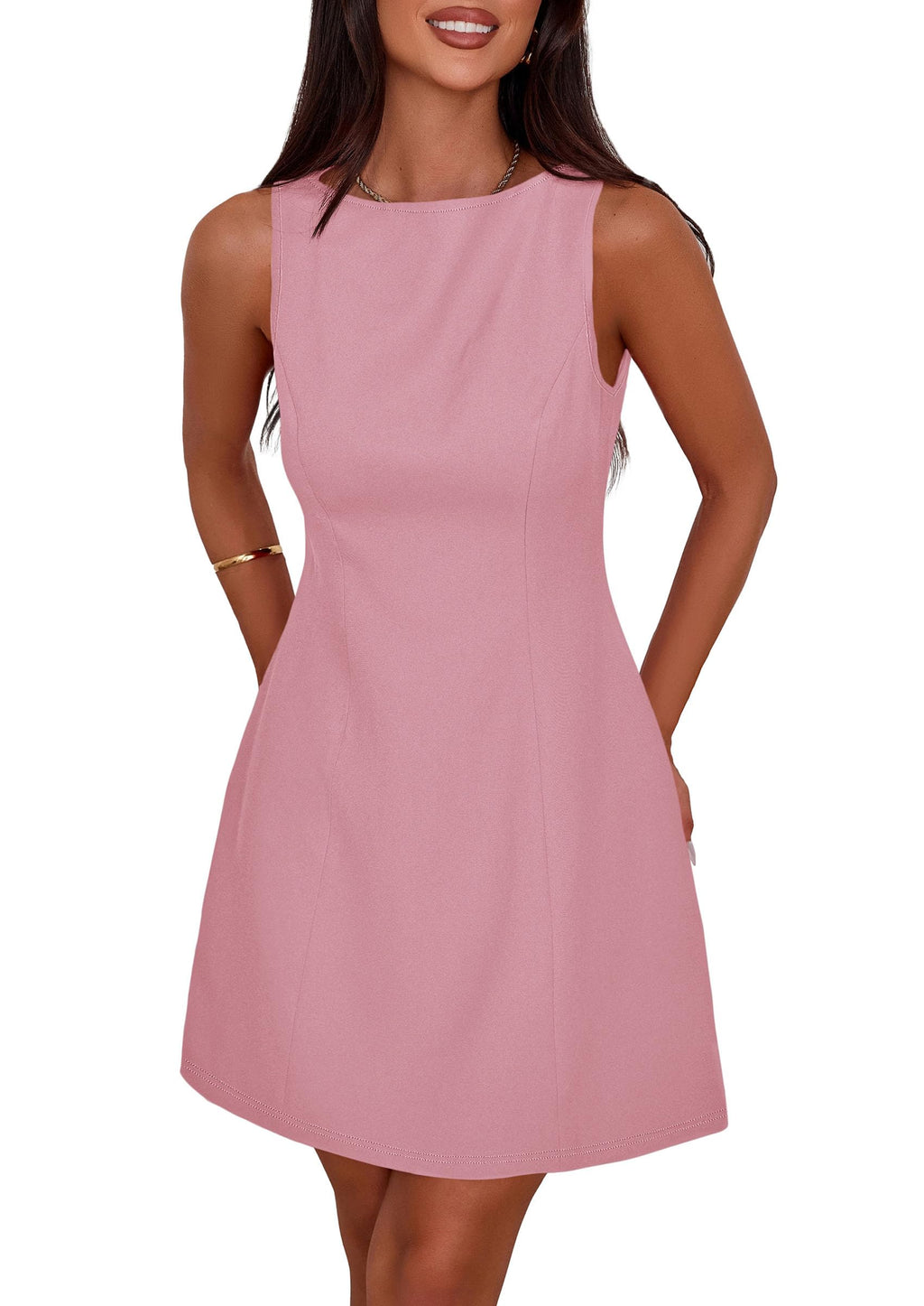 PRETTYGARDEN Women's Formal Short Dresses A Line Mini Dress