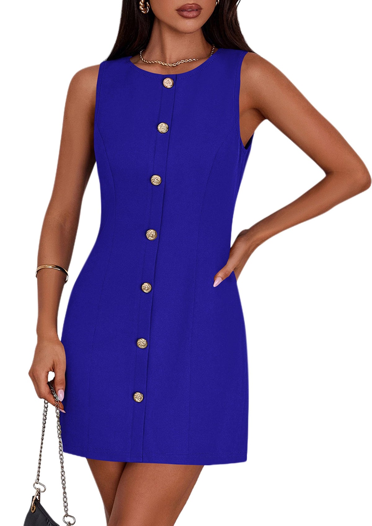 PRETTYGARDEN Women Business Casual Cocktail Work Short Dress
