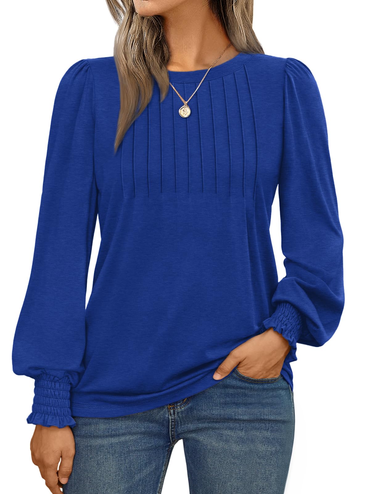 AUTOMET Womens Long Sleeve Shirts Fall Blouses Tops Business Casual Outfits