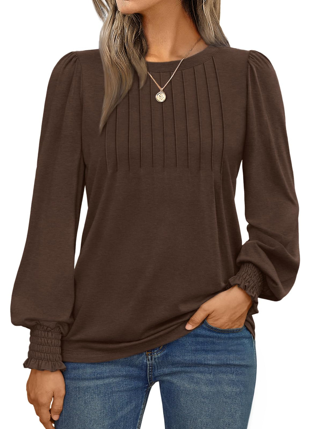 AUTOMET Womens Long Sleeve Shirts Fall Blouses Tops Business Casual Outfits