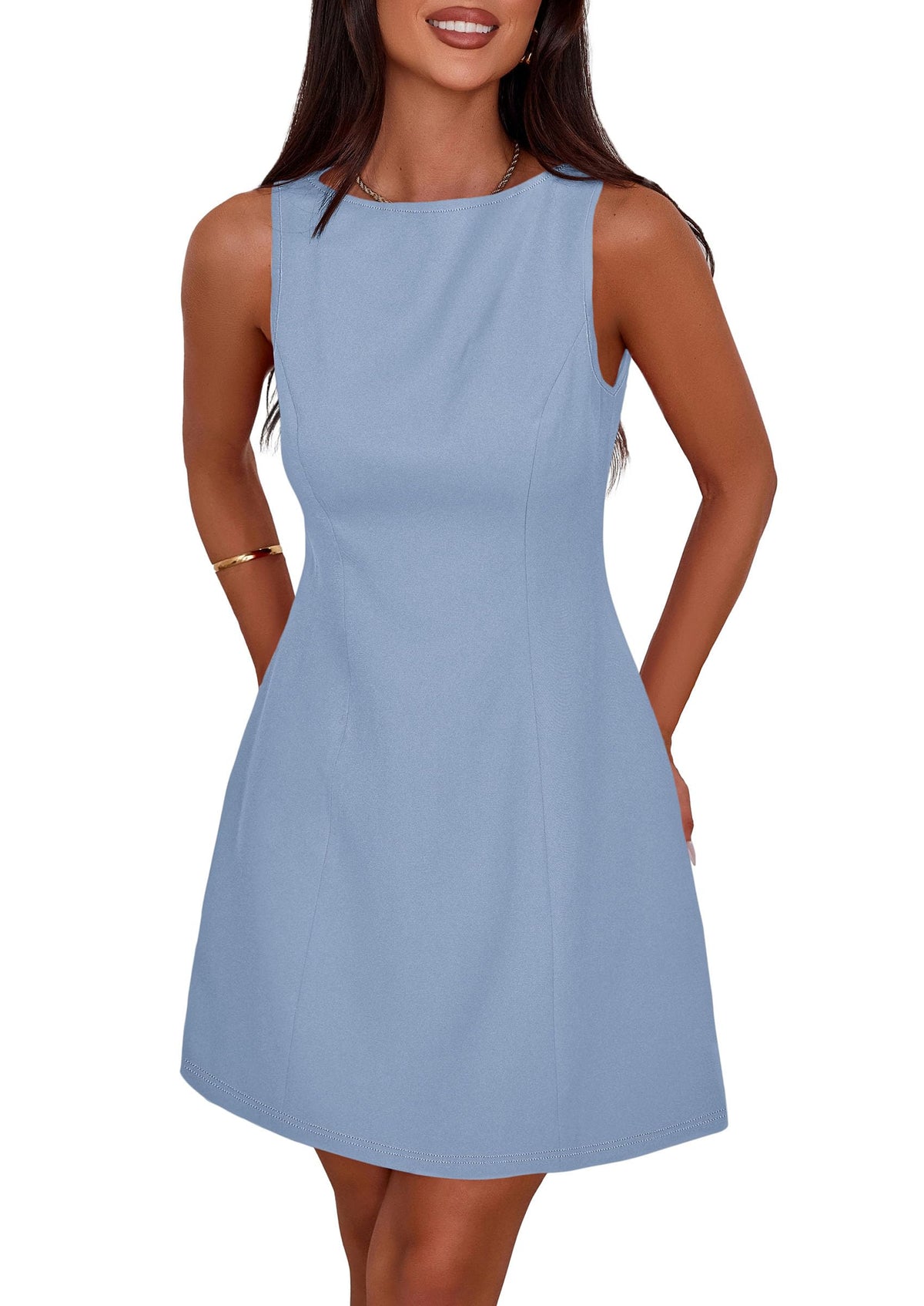 PRETTYGARDEN Women's Formal Short Dresses A Line Mini Dress