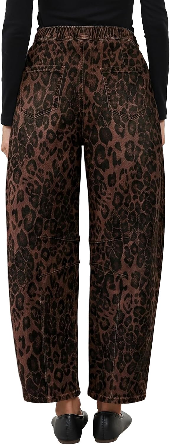 Sipaya Barrel Jeans Women Boyfriend Baggy Jeans Y2K Mid Rise Cropped Pants