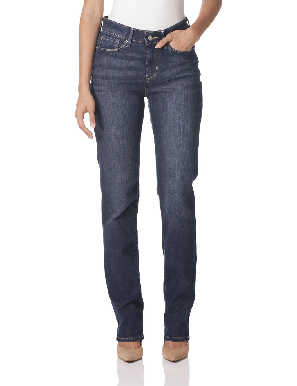 Levi Strauss Signature Gold Women's '03 Essential Mid Rise Straight Jeans