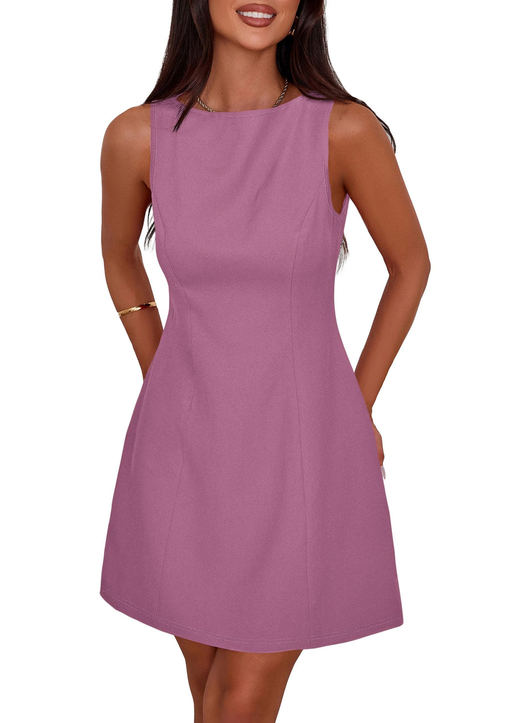 PRETTYGARDEN Women's Formal Short Dresses A Line Mini Dress