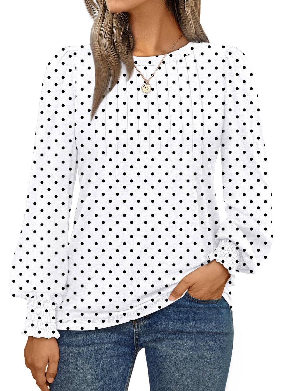 AUTOMET Womens Long Sleeve Shirts Fall Blouses Tops Business Casual Outfits