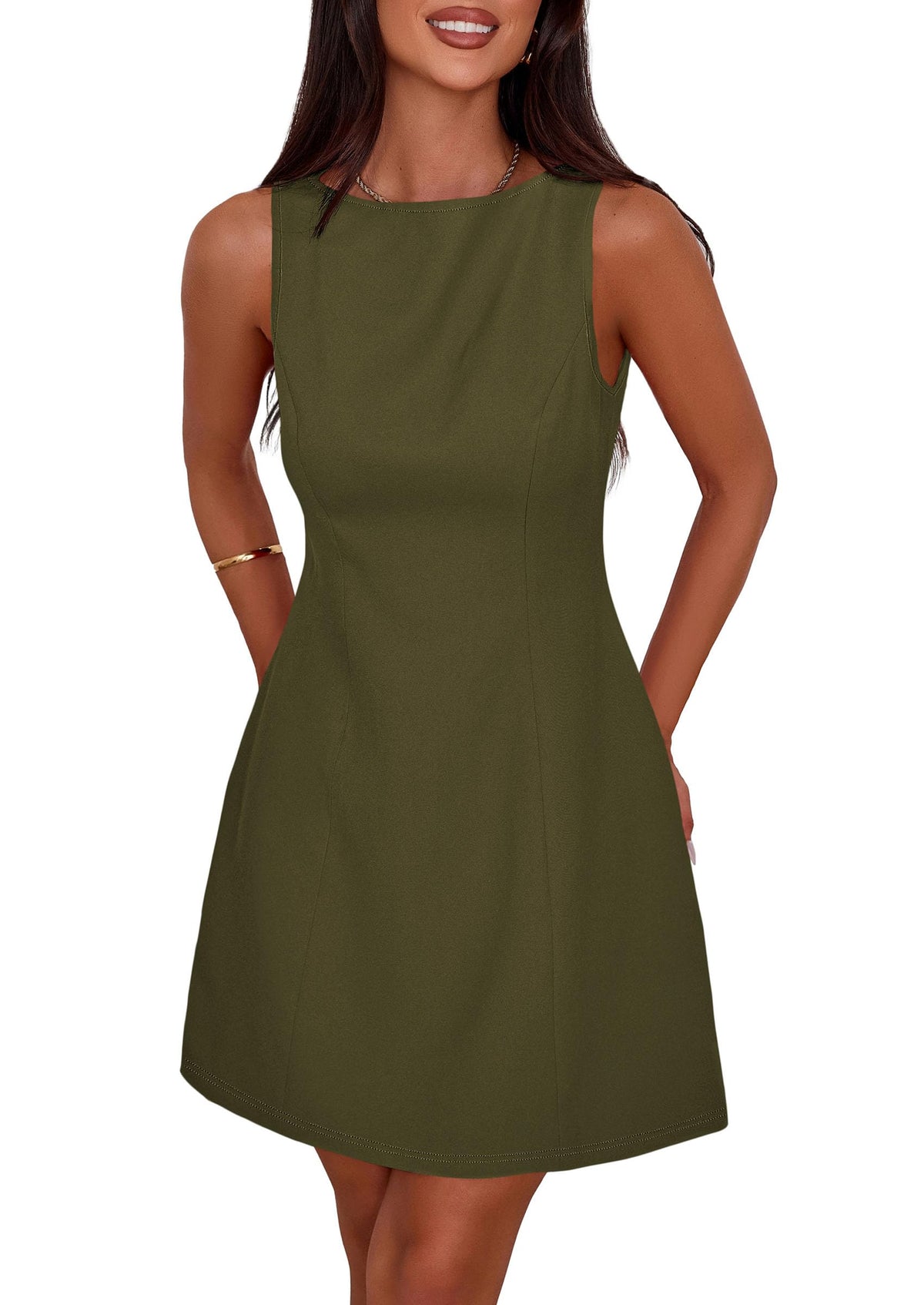 PRETTYGARDEN Women's Formal Short Dresses A Line Mini Dress