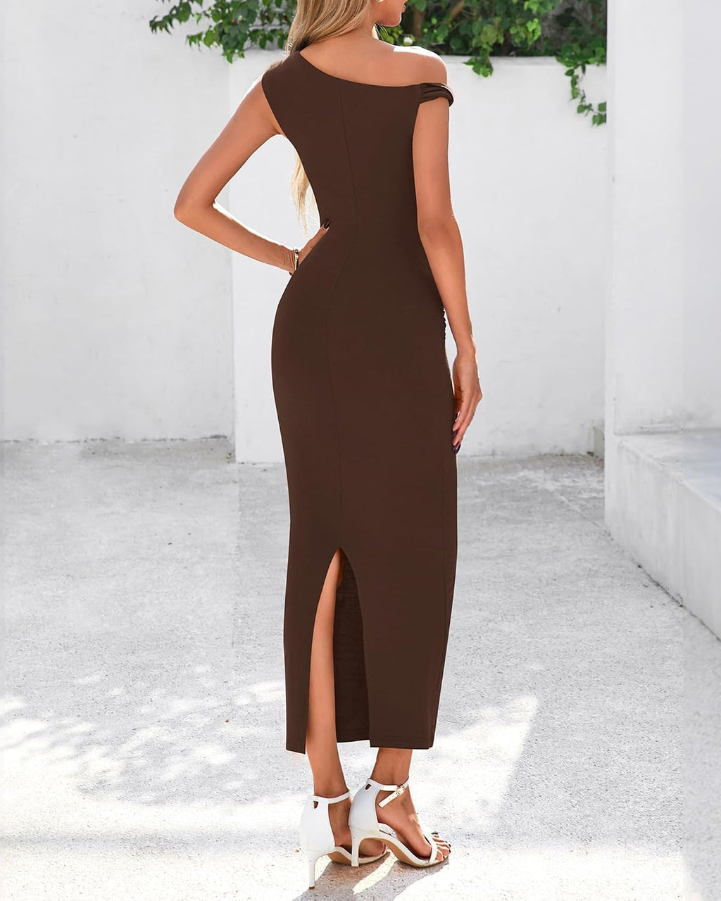 BTFBM Womens Twist Strap Formal Cocktail Dresses