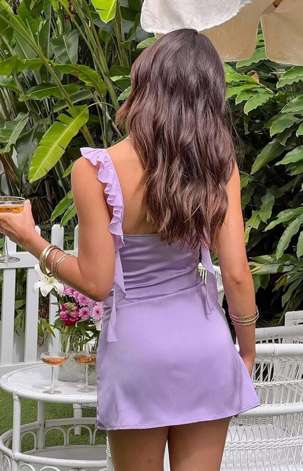 Homecoming Dresses Ruffles Spaghetti Straps Short HOCO Graduation Cocktail Dress for Teens
