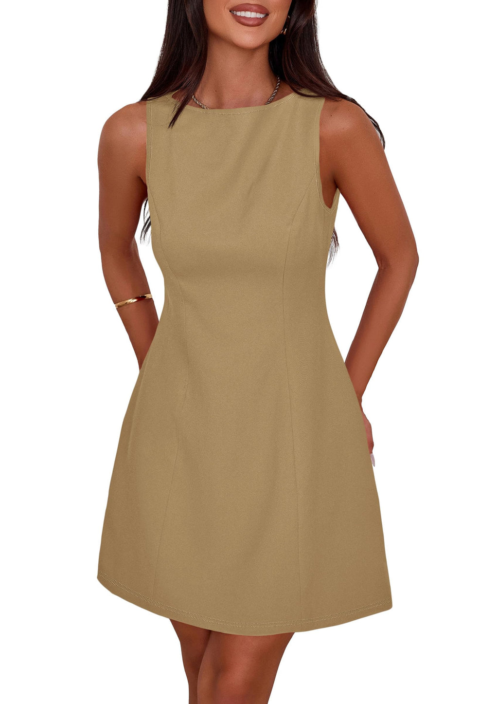 PRETTYGARDEN Women's Formal Short Dresses A Line Mini Dress