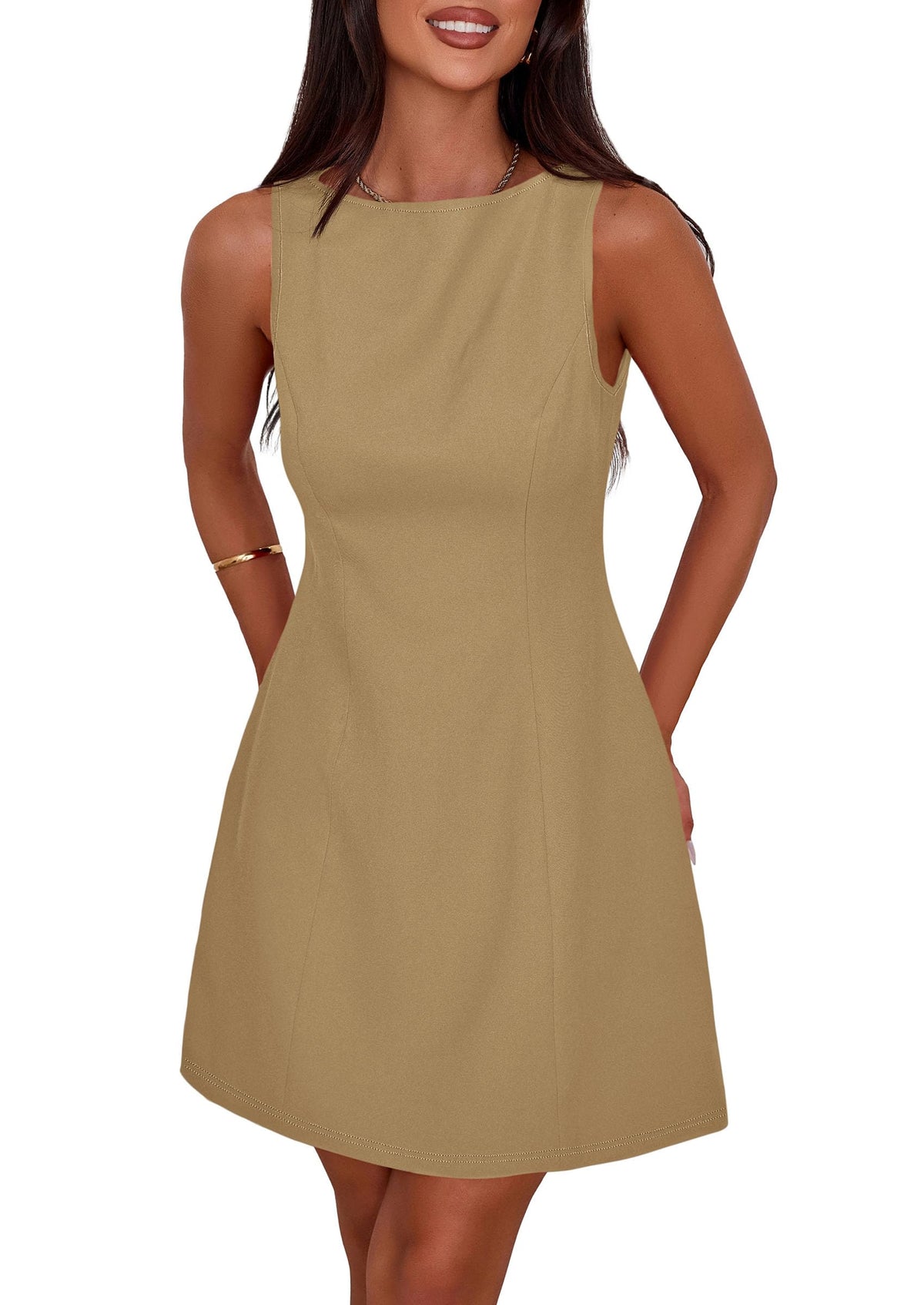 PRETTYGARDEN Women's Formal Short Dresses A Line Mini Dress