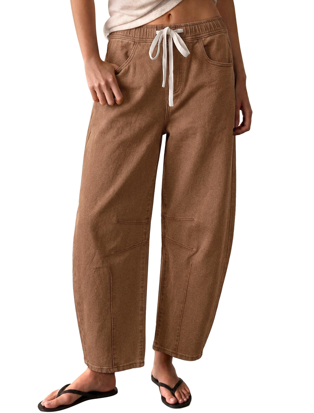 Sipaya Barrel Jeans Women Boyfriend Baggy Jeans Y2K Mid Rise Cropped Pants