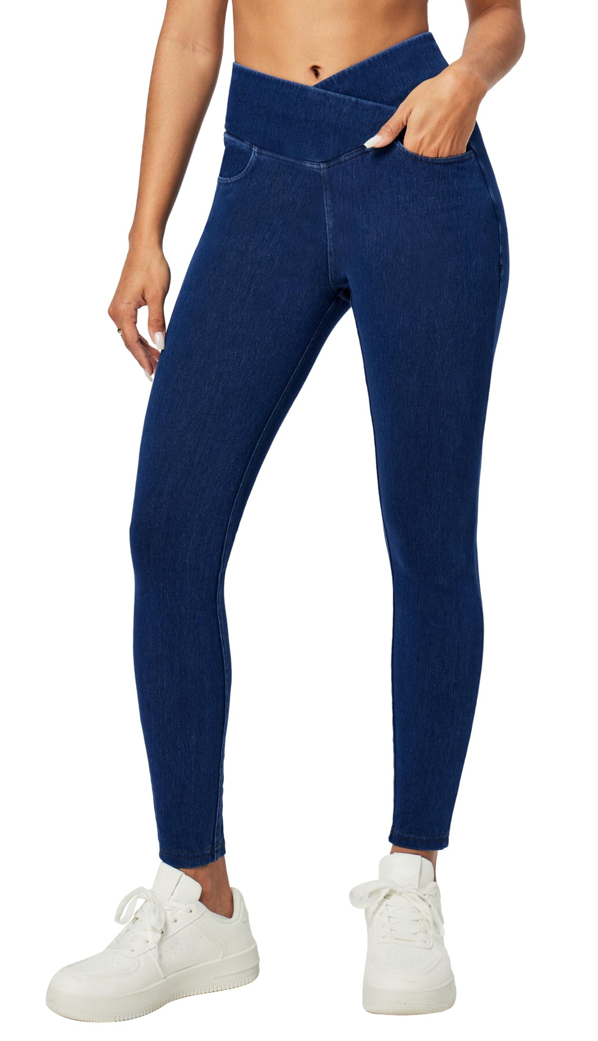 Heathyoga Stretchy Jeans for Women Pull On High Waist Jeggings Jean Legging