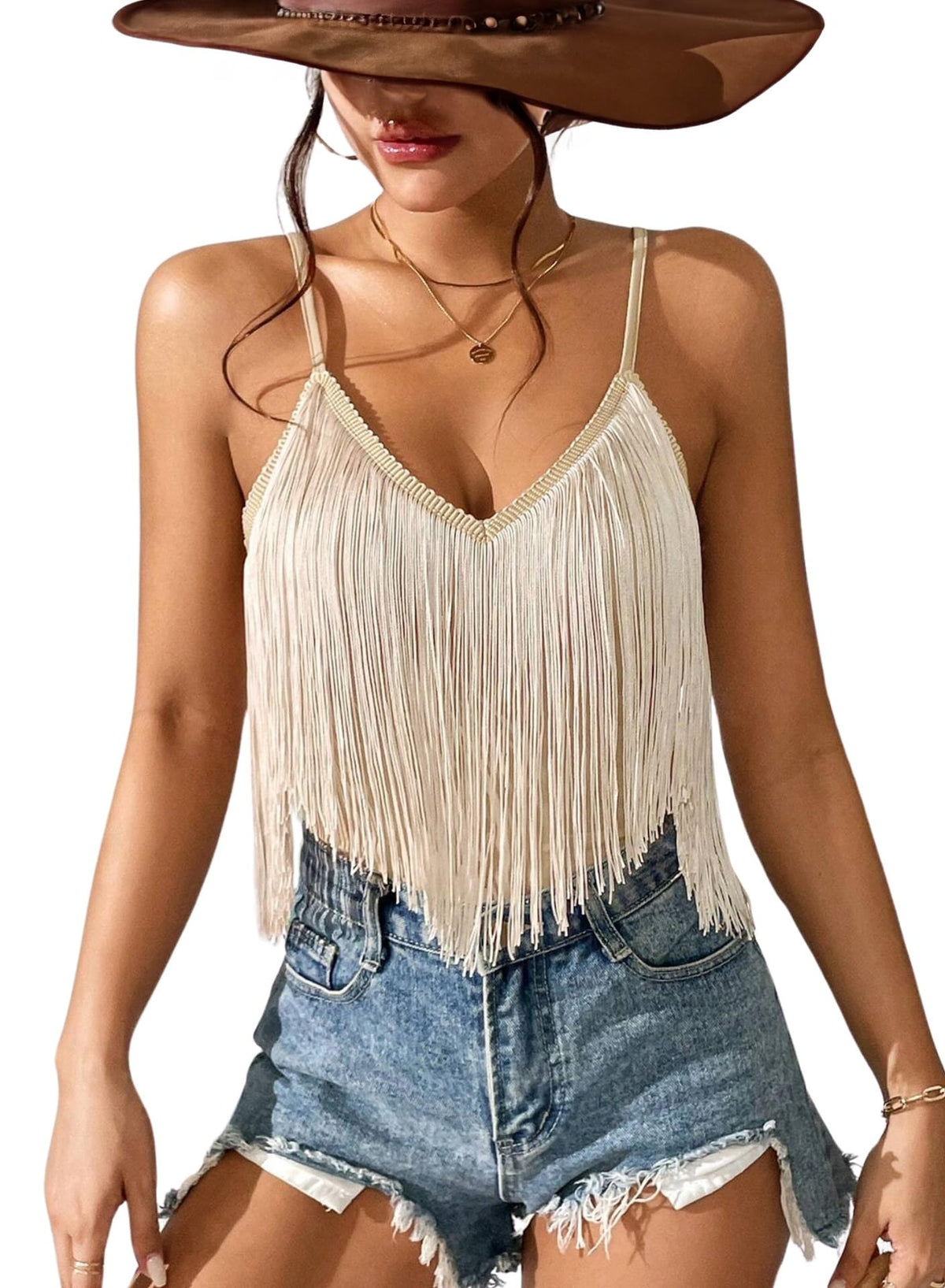 Womens Western Cowgirl Fringe Tops - Country Concert Outfits Rodeo Shirt