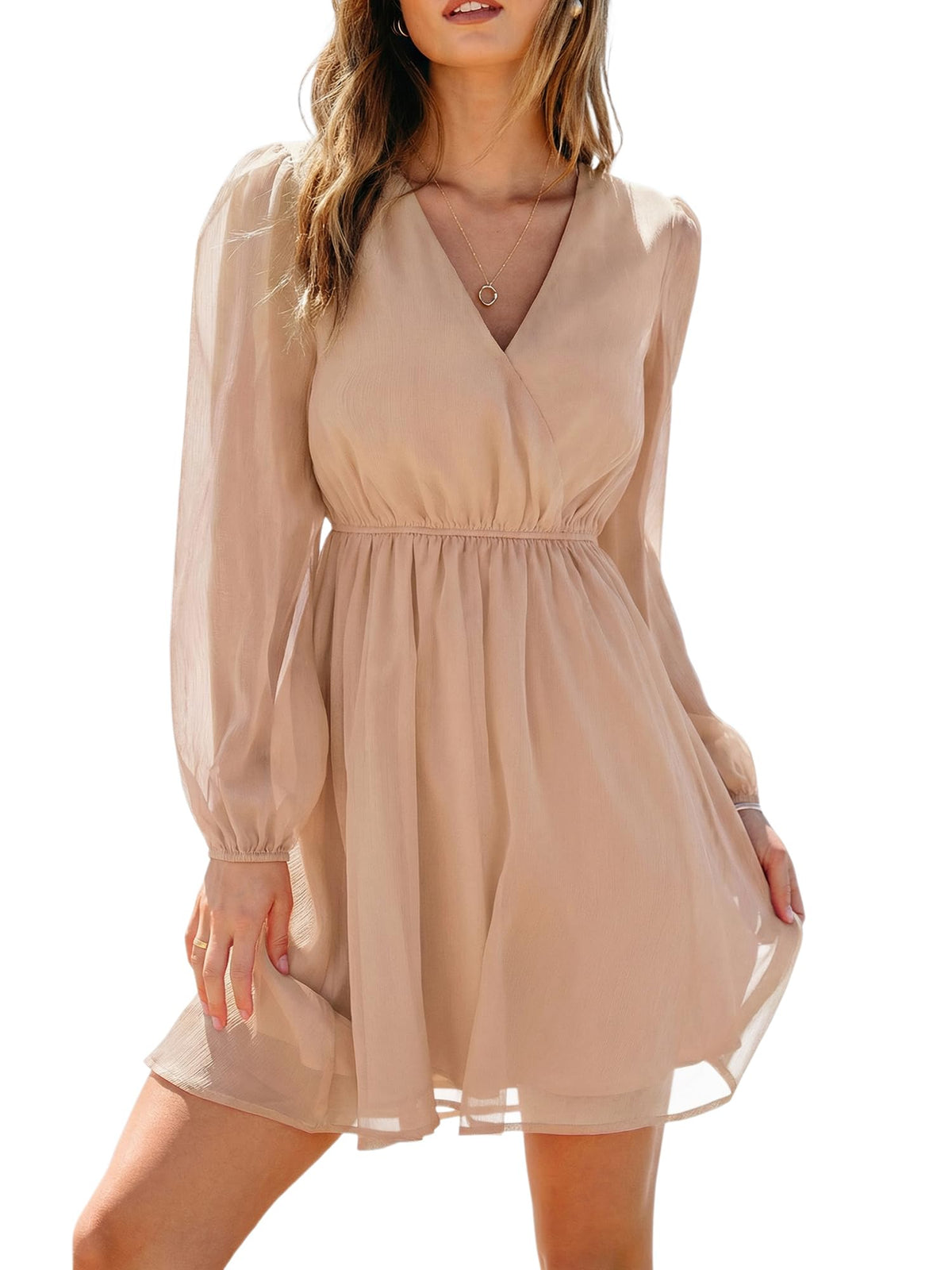CUPSHE Womens Fall Floral Dress Boho Vacation Mini Wedding Guest Dresses